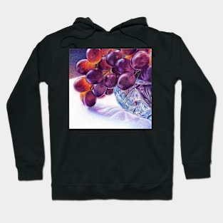 Grapes in Crystal Bowl Hoodie